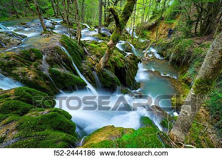 TOBERIA FALLS, ANDOIN, SIERRA ENTZIA NATURAL PARK, ALAVA, BASQUE COUNTRY, SPAIN, EUROPE. View Large Photo Image Stock Photograph - TOBERIA FALLS, ANDOIN, SIERRA ENTZIA NATURAL PARK, ALAVA, BASQUE COUNTRY, SPAIN, EUROPE.. Fotosearch