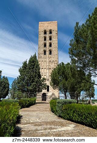Torre de San Nicolßs, Coca. Segovia province. Castile-Leon. Spain. View Large Photo Image Stock Photo - Torre de San Nicolßs, Coca. Segovia province. Castile-Leon. Spain.. Fotosearch