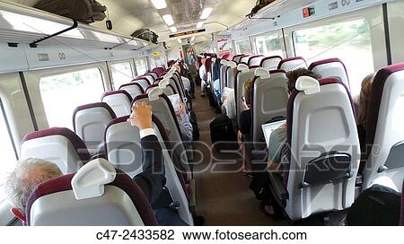 Train interior View Large Photo Image Stock Image - Train interior. Fotosearch
