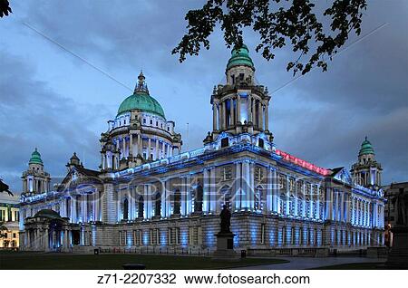 UK, Northern Ireland, Belfast, City Hall,. View Large Photo Image Stock Image - UK, Northern Ireland, Belfast, City Hall,.. Fotosearch