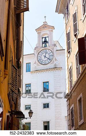 Via dei Giubbonari, Rome, Italy, Europe. View Large Photo Image Stock Image - Via dei Giubbonari, Rome, Italy, Europe.. Fotosearch