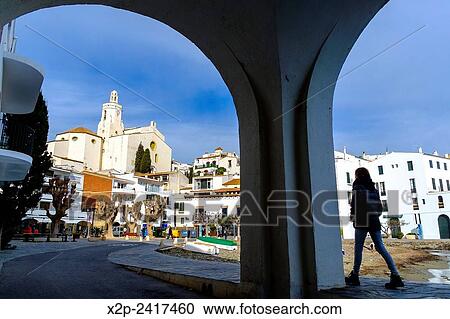 View of Cadaques, an small village in Catalonia, Spain. View Large Photo Image Stock Image - View of Cadaques, an small village in Catalonia, Spain.. Fotosearch