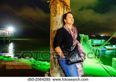 Stock Photography - WALVIS BAY NAMIBIA. Pier, restaurant, parking, cocktail reception.. Fotosearch