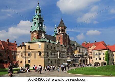 Wawel Castle, Krakow, Poland. View Large Photo Image Stock Photo - Wawel Castle, Krakow, Poland.. Fotosearch