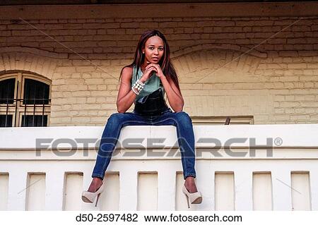 WINDHOEK NAMIBIA Attractive fashion model View Large Photo Image Stock Image - WINDHOEK NAMIBIA Attractive fashion model. Fotosearch