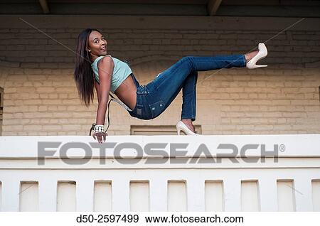 WINDHOEK NAMIBIA Attractive fashion model View Large Photo Image Stock Photo - WINDHOEK NAMIBIA Attractive fashion model. Fotosearch