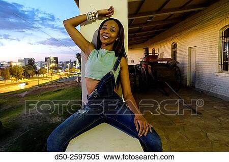 WINDHOEK NAMIBIA Attractive fashion model View Large Photo Image Stock Photography - WINDHOEK NAMIBIA Attractive fashion model. Fotosearch