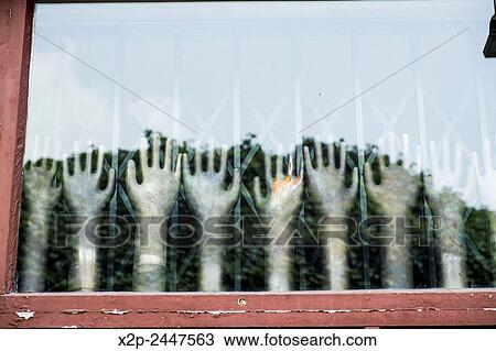Stock Image - Window in the district of Le Marais in Paris, France.. Fotosearch