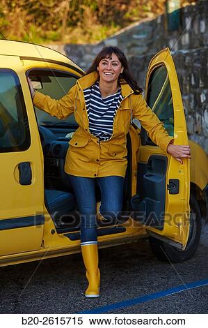 Woman in the fishing port. Hondarribia. Gipuzkoa. Basque Country. Spain View Large Photo Image Stock Photography - Woman in the fishing port. Hondarribia. Gipuzkoa. Basque Country. Spain. Fotosearch