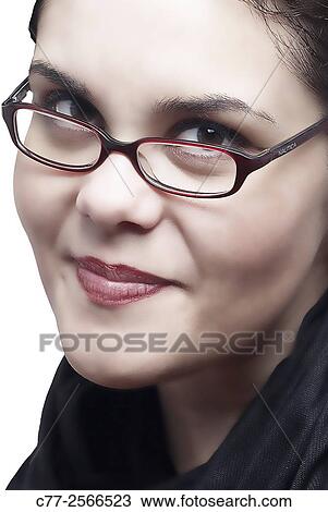 Stock Image - Woman portrait. Fotosearch