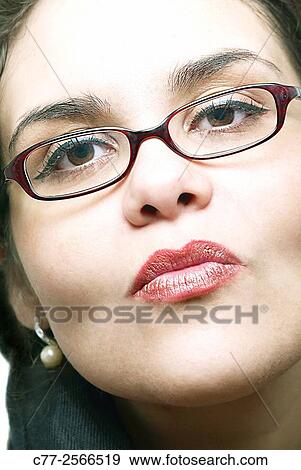 Stock Photo - Woman portrait. Fotosearch