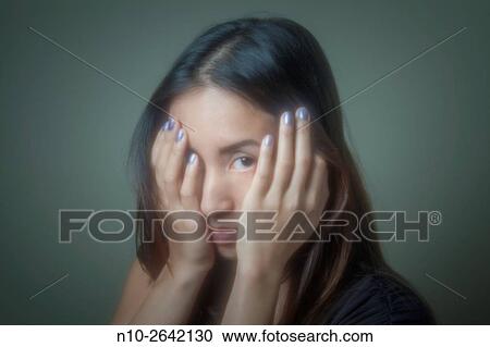 Stock Image - Young Asian woman.. Fotosearch