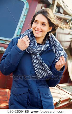 Young woman in a sailboat, galleon. Basque Country. Spain View Large Photo Image Stock Photograph - Young woman in a sailboat, galleon. Basque Country. Spain. Fotosearch