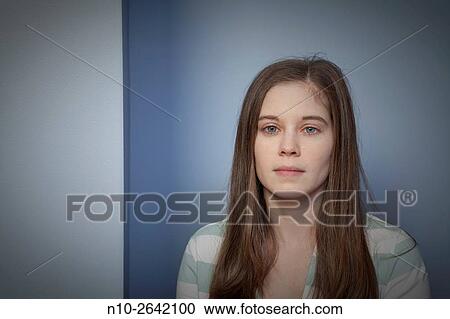 Stock Image - Young woman.. Fotosearch