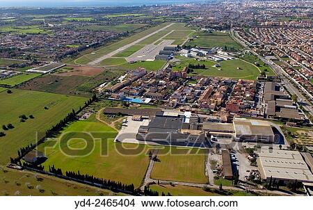 Picture - Aerial view of Palma, Majorca, Balears Island, Spain.. Fotosearch