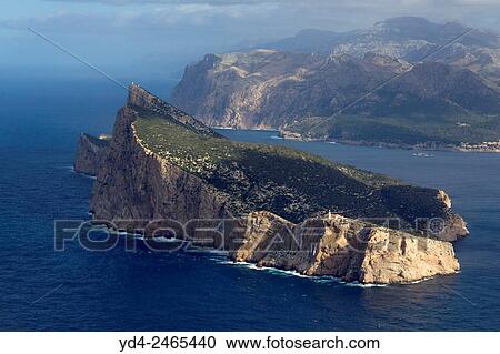 Aerial view of the Sa Dragonera, Majorca, Balears Island, Spain. View Large Photo Image Stock Image - Aerial view of the Sa Dragonera, Majorca, Balears Island, Spain.. Fotosearch