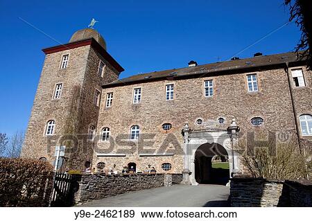 Burg Schnellenberg castle, Hanseatic City of Attendorn, Sauerland region, North Rhine-Westphalia, Germany, Europe. View Large Photo Image Stock Photo - Burg Schnellenberg castle, Hanseatic City of Attendorn, Sauerland region, North Rhine-Westphalia, Germany, Europe.. Fotosearch