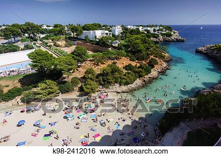 Cala Egos, Cala DOr, municipio de Santanyi, islas baleares, Spain. View Large Photo Image Stock Photograph - Cala Egos, Cala DOr, municipio de Santanyi, islas baleares, Spain.. Fotosearch