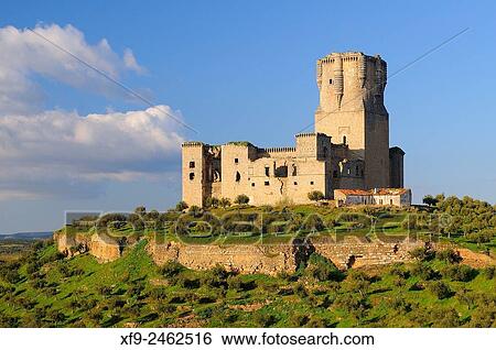Castle of Belalczar. Los Pedroches region. Crdoba province. Andalusia. Spain View Large Photo Image Stock Photograph - Castle of Belalczar. Los Pedroches region. Crdoba province. Andalusia. Spain. Fotosearch