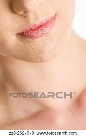 Close up of a beautiful young womans lips. View Large Photo Image Stock Photo - Close up of a beautiful young womans lips.. Fotosearch
