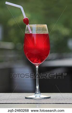 Stock Photo - Close-Up Of Cold Drink (Mocktails).. Fotosearch