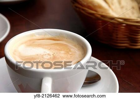 Stock Image - Coffee with milk. Fotosearch