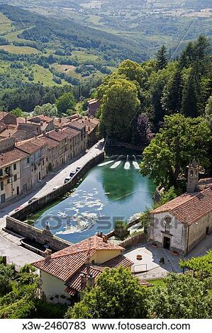 europe, italy, tuscany, santa fiora, the fish-pool or peschiera. View Large Photo Image Stock Image - europe, italy, tuscany, santa fiora, the fish-pool or peschiera.. Fotosearch