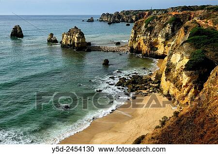 Europe, Portugal, Algarve, Western Algarve, Faro district, Lagos, Pinhao beach View Large Photo Image Stock Image - Europe, Portugal, Algarve, Western Algarve, Faro district, Lagos, Pinhao beach. Fotosearch