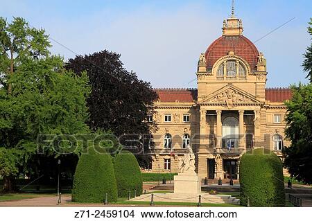 Picture - France, Alsace, Strasbourg, Palais du Rhin.. Fotosearch