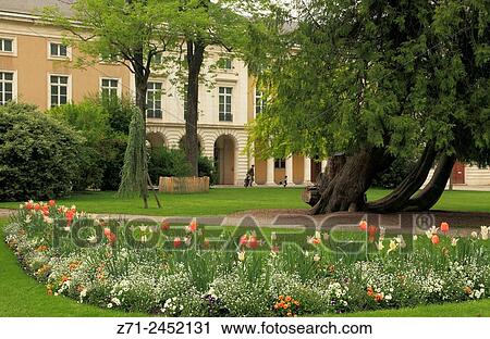Stock Image - France, Rhne-Alpes, Grenoble, Jardin des Plantes, botanical garden.. Fotosearch