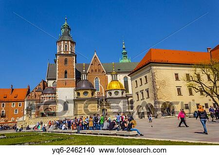 King Sigismunds Cathedral and Chapel, Royal Castle at Wawel Hill, Krakow, Poland. View Large Photo Image Stock Image - King Sigismunds Cathedral and Chapel, Royal Castle at Wawel Hill, Krakow, Poland.. Fotosearch