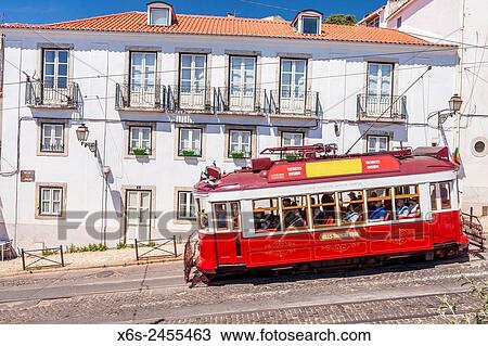 Stock Image - Largo Santa Luzia, Lisboa, Portugal.. Fotosearch