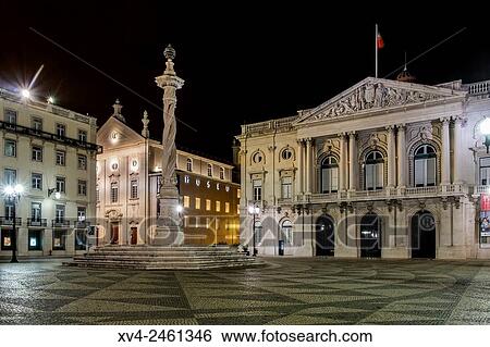 Lisbon City Hall, Portugal. View Large Photo Image Stock Photograph - Lisbon City Hall, Portugal.. Fotosearch