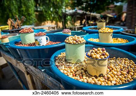 Maun, Botswana, Africa- Beans in cups and bowls. View Large Photo Image Stock Photography - Maun, Botswana, Africa- Beans in cups and bowls.. Fotosearch
