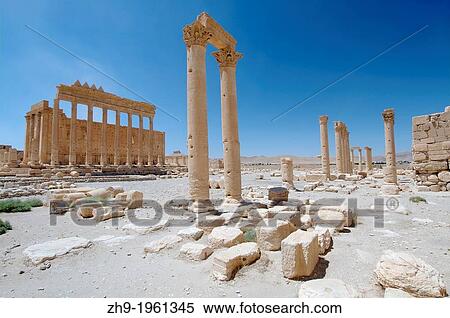 Ruins Temple of Bel (Temple of Baal) in the ancient city of Palmyra, Syria View Large Photo Image Stock Photography - Ruins Temple of Bel (Temple of Baal) in the ancient city of Palmyra, Syria. Fotosearch