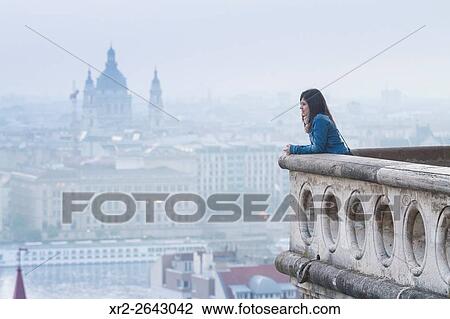 Sunrise and panoramic views from Fisherman's Bastion, Budapest, Hungary. View Large Photo Image Stock Image - Sunrise and panoramic views from Fisherman's Bastion, Budapest, Hungary.. Fotosearch