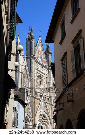 The Duomo ( Cathedral ), Orvieto, Terni, Umbria, Italy. View Large Photo Image Stock Photo - The Duomo ( Cathedral ), Orvieto, Terni, Umbria, Italy.. Fotosearch