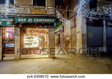 Venice by night, World Heritage Site, Italy, Europe. View Large Photo Image Stock Image - Venice by night, World Heritage Site, Italy, Europe.. Fotosearch