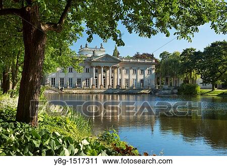 Stock Image - Warsaw, Lazienki Royal Palace, Poland, Europe. Fotosearch