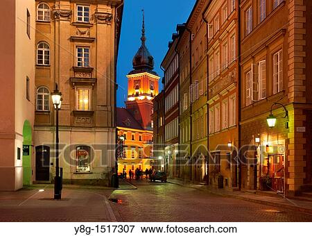 Warsaw, Old Town, Poland, Europe View Large Photo Image Stock Photo - Warsaw, Old Town, Poland, Europe. Fotosearch