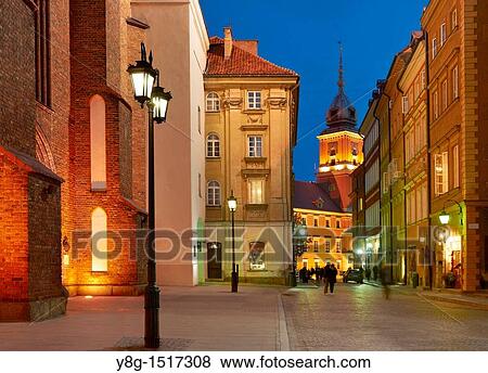 Warsaw, Old Town, Poland, Europe View Large Photo Image Stock Photo - Warsaw, Old Town, Poland, Europe. Fotosearch