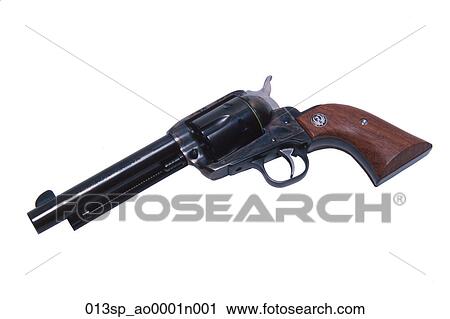 44 Magnum Revolver Handgun Stock Image 013sp Ao0001n001 Fotosearch