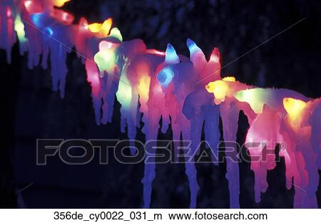 colored christmas lights