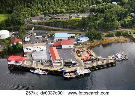 guard coast ketchikan alaska aerial states united base fotosearch photography