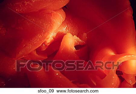 Stock Photo - lox, salmon, close-up, seafood, food, cooking, smoked. Fotosearch