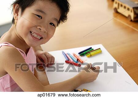 Young girl smiling at camera View Large Photo Image Stock Photo - Young girl smiling at camera. Fotosearch