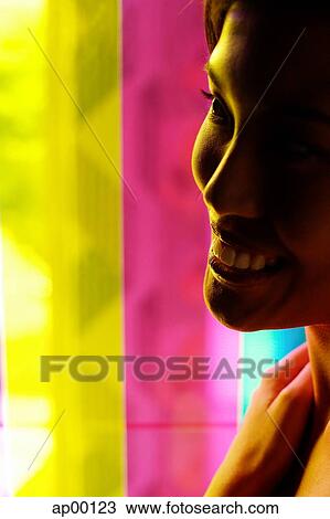 Side view of woman's face, portrait View Large Photo Image Stock Image - Side view of woman's face, portrait. Fotosearch
