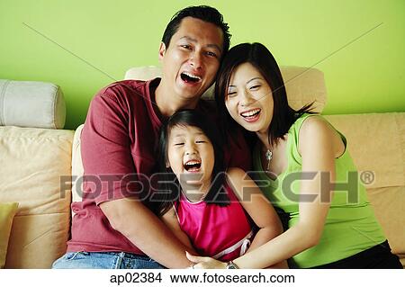 Family with one child View Large Photo Image Picture - Family with one child. Fotosearch