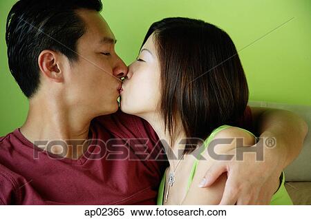 Husband and wife, face to face, kissing View Large Photo Image Stock Photography - Husband and wife, face to face, kissing . Fotosearch