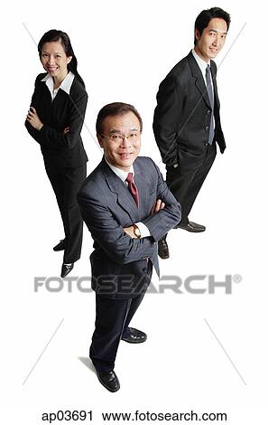Executives looking at camera View Large Photo Image Stock Image - Executives looking at camera. Fotosearch